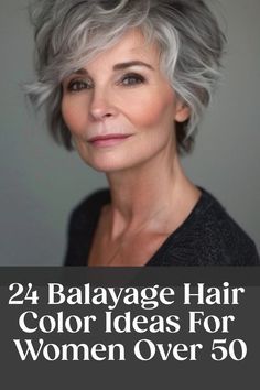 Grey Silver Blonde Hair, Blond Highlights Grey Hair, Grey Hair Color For Older Women Over 50, Caramel Highlights On Grey Hair, Blonde Grey Hair Over 50, Gray Balayage Short Hair, Hair Color Ideas For Blondes For Fall Ash Brown, Balayage For Graying Hair, Highlights And Lowlights For Grey Hair