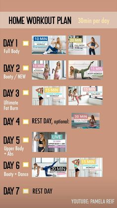 the workout plan for women is shown in this image