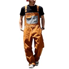 Applicable Season : AUTUMN Applicable Scene : Casual Model Number : PANTS Item Type : full length Style : Safari Style Material : POLYESTER Gender : MEN Pant Style : Overalls Size Waist Hip Bottoms Length L 94cm/37.01'' 116cm/45.67'' 131cm/51.57'' XL 98cm/38.58'' 110cm/43.31'' 132cm/51.97'' XXL 102cm/40.16'' 114cm/44.88'' 133cm/52.36'' XXXL 106cm/41.73'' 118cm/46.46'' 134cm/52.76'' XXXXL 110cm/43.31'' 122cm/48.03'' 135cm/53.15'' XXXXXL 114cm/44.88'' 126cm/49.61'' 136cm/53.54'' Rave Outfit Men, 2000s Hip Hop Fashion, 2000s Hip Hop, Men's Dungarees, Jumpsuit Denim, Overalls Men, Style Overalls, Jeans Overall, Denim Dungarees