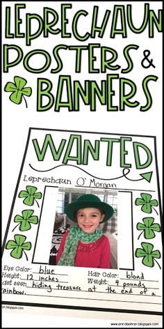 a poster that says leprechaun dosters and banners wanted