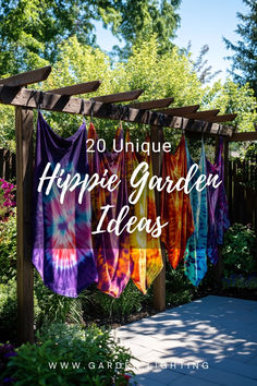 Infuse your garden with free-spirited vibes through hippie garden ideas full of color and charm. Boho Garden Ideas Diy Outdoor Spaces, Spiritual Garden Ideas Backyards, Boho Garden Ideas Diy, Witchy Garden Ideas, Landart Ideas, Cottage Core Backyard, Peace Sign Aesthetic, Spanish Garden Ideas