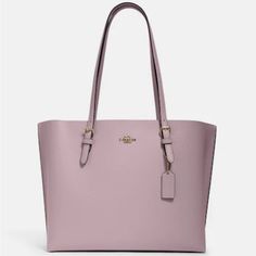 Product Details: Double Face Leather Zip-Top Closure Fabric Lining Handles With 10 1/4” Drop Side Open Compartments 13 1/4” (L) X 11” (H) X 5” (W) Color: Pink/Gold Style No. 1671 Product Is New With Tags And Wrapping From Coach. Classic Pink Bags For Everyday Use, Classic Pink Bag For Everyday, Classic Pink Everyday Bags, Classic Pink Office Bag, Elegant Pink Bag With Double Handles, Elegant Pink Bags For Daily Use, Elegant Pink Shoulder Bag For Daily Use, Elegant Pink Tote Bag, Elegant Pink Shoulder Bag For Shopping