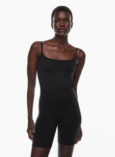 DIVINITY 7" ROMPER | Aritzia Women Romper, Dance Attire, Jersey Jumpsuit, Straight Neckline, Cute Rompers, Long Torso, Sweater Sale, Dress Suits, Sweater And Shorts