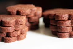 several cookies stacked on top of each other