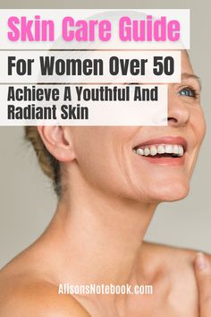 Are you a woman over 50 looking for ways on how to achieve youthful and radiant skin? Our skin care guide has everything you need to know to keep your skin looking healthy and glowing. From anti-aging skin care tips to a skin care routine, we've got you covered. Get our FREE self-care checklist NOW! Skin Care Routine Over 50 Anti Aging, Aging Serum, Skin Care Guide, Over 50, Chemical Peel, Improve Skin Texture, Improve Skin