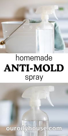 homemade anti - mold spray is an easy way to clean your home