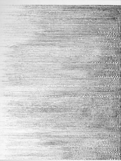 an abstract black and white background with small dots in the shape of lines on top of each other