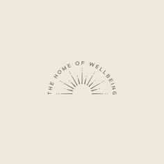 the home of wellensing logo on a beige background with sunbursts