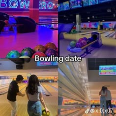 Dream Dates Ideas Romantic, Couples Date Night Aesthetic, Bowling Date, Couple Dates, Aesthetic Date Night, Dates Ideas, Things To Do With Your Boyfriend, Freetime Activities, Date Aesthetic