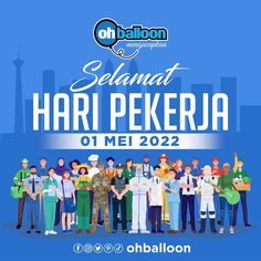 the poster for selamat har pekera on melon with people in uniform