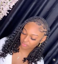 Protective Braids, Future Hairstyles, Pretty Dark Skin, Short Box Braids, Natural Braids, Stitch Braids, Colored Curly Hair, Awesome Hair