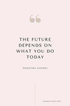 a quote from maha gandhi about the future and what it means to be in life