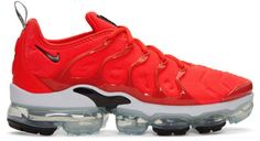 Nike Pink Air Vapor Max Plus Sneakers Sporty University Red Sneakers With Laces, University Red Sporty Sneakers With Laces, University Red Sneakers For Sports, Red Dynamic Mesh Running Shoes, Dynamic Red Mesh Running Shoes, Dynamic Sneakers With Red Sole For Sports, Dynamic Sports Sneakers With Red Sole, Red Mesh Sneakers For Running, Red Dynamic Mesh Sneakers