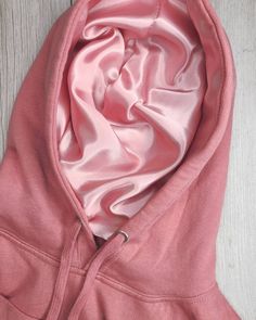 DUSTY ROSE - SATIN LINED HOODIES FOR NATURAL HAIR, CURLY, RIZOS, COILY, 360 WAVES, DREADS, LOCS AND BRAIDS SPECIFICATIONS: This listing is for one satin lined hoodie. Our satin lined hoodie is 80% cotton 20% polyester, kangaroo style with double needled top stitch on seams with 3 panel hood, half-moon neck with matching draw cords. The hood of the hoodie is lined is with charmeuse satin which gives the inside of the hood a soft feel. Wearing the satin lined hoodie protects your hair strands from Hoodie Details, Hair Protection, Satin Bonnet, Hoodie Style, Trendy Streetwear, Hair Healthy, Lined Hoodie, Favorite Hairstyles, Hair Strand