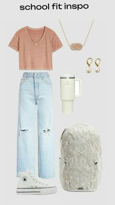 Cute Middle School Outfits, Picture Day Outfits, Preppy Outfits For School, Middle School Outfits, Indie Dresses, Simple Outfits For School, Fall Outfits For School, Casual Preppy Outfits, Trendy Outfits For Teens