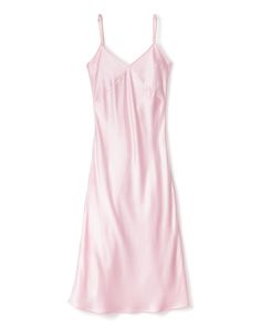 Women's Pink Silk Cosette Night Dress | Over The Moon Luxury Sleepwear, Silk Nightgown, Pink Silk, Mulberry Silk, Dress Pink, Night Dress, Night Gown, Pullover Styling, Pink Dress