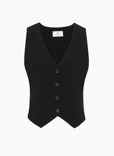 CURIO VEST | Aritzia Fitted Elegant Sleeveless Vest, Tailored Sleeveless Elegant Vest, Classic Fitted Vest For Layering, Semi-formal Sleeveless Vest With Button Closure, Semi-formal Fitted V-neck Vest, Elegant Sleeveless Vest, Elegant Tailored Sleeveless Vest, Elegant Sleeveless Semi-formal Vest, Fitted V-neck Vest For Semi-formal Occasions