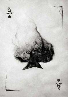 Tato Jam, Tato Realis, Spade Tattoo, A Playing Card, 카드 디자인, Card Tattoo, Ace Of Spades, Playing Card, 그림 그리기