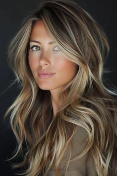 Rambut Brunette, Brunette Hair With Highlights, Blonde Hair Inspiration, Blonde Hair Looks, Hair Affair, Long Blonde, Hair Color And Cut, Long Blonde Hair, Brunette Hair