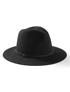 Andrea Felt Hat | Banana Republic Elegant Wide Brim Felt Hat For Travel, Casual Leather Felt Hat With Curved Brim, Casual Leather Fedora With Short Brim, Elegant Fall Travel Hat, Casual Wide Brim Leather Felt Hat, Chic Wide Brim Leather Hat, Classic Tan Hat With Curved Brim, Chic Leather Hat For Fall, Casual Leather Wide-brim Felt Hat