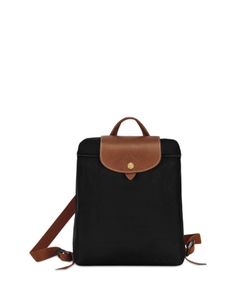 A timeless and durable nod to French style, Longchamp's nylon backpack stows everyday essentials for a tres-chic hands-free commute. Le Pliage Medium, Longchamp Le Pliage Medium, Longchamp Backpack, Medium Backpack, French Designer, Tres Chic, French Design, Longchamp Le Pliage, Black Backpack