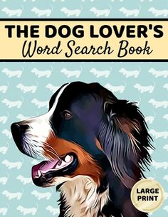 The Dog Lover's Word Search BookIf you've ever had a dog, you know how important they are. They become our best friends, our family. Celebrate your love for all dogs with this fun and challenging word search book. Each puzzle theme is a different dog related topic.800 words to findLARGE PRINTAnswers includedHours of fun!This book is for dog lovers everywhere, and will be sure to bring a smile to your face. It also makes the perfect gift for the dog person in your life. Enjoy! Dog Word Search, Puzzle Theme, Search Dog, Word Search Book, Dog Words, Books For Adults, Dog Search, Vet Clinics, All Dogs