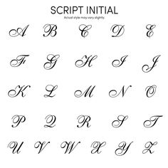 the alphabets and letters that are used to spell script initial handwriting, handwritten font,