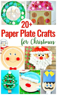 20 paper plate crafts for christmas