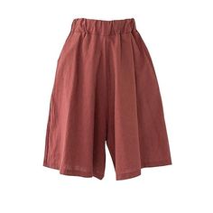 Fabric:Faux Linen; Gender:Women's; Style:Fashion; Elasticity:Inelastic; Occasion:Casual Daily; Fit Type:Loose Fit; Function:Comfort; Pattern:Solid Color; Design:Wide Leg,Side Pockets; Pants Type:Wide Leg,Burmuda Shorts,Shorts; Front page:FF; Listing Date:03/06/2023; Production mode:External procurement; Hips:; Length:; Waist:; Pants Length:Knee Length Shorts Plus Size, Knee Length Shorts, Linen Casual, Shorts For Women, Loose Shorts, Type Of Pants, Summer Outfits Women, Shorts With Pockets, Summer Shorts