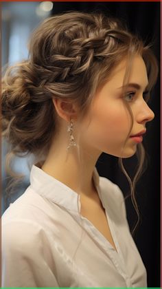 Cute Hairstyles For Fancy Events, Fishtail Braids Hairstyles, Formal Braid Hairstyles, Braided Formal Hairstyles, Braided Hair Bun, Military Ball Hairstyles, Fish Braid Hairstyles, Maid Hairstyles, Hair For Formal Events