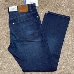 Brand New With Tags &Denim By H&M Straight Leg Size Men’s 32/32 Dark Wash Denim Jeans Button Fly Five Pockets Belt Loops Around The Waistline Soft And Comfortable 100% Cotton Feel Free To Ask Any Questions! Tons More Clothing Available In My Shop Bundle And Save With Combined Shipping All Orders Ship Within 24hrs Of Purchase From A Smoke-Free Home Thanks For Shopping! Denim Blue Paint, Painted Jeans, Slim Denim, Mens Straight Jeans, Jeans Button, Black Denim Jeans, M Jeans, Button Fly Jeans, Straight Leg Denim