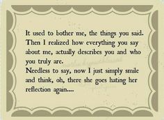 a poem written in black and white with the words, it used to brother me, the things you said