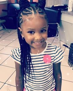 Braid Ideas With Beads, Kids Braided Hairstyles With Beads, Afro Cornrows, Braided Hairstyles With Beads, Ideas With Beads, Braid Hairstyles For Kids, Hairstyles With Beads, Corn Fields, Kid Hairstyles