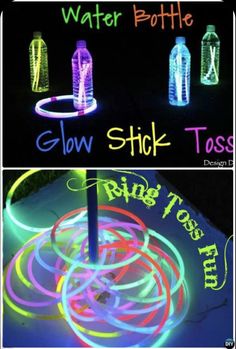 glow sticks are glowing in the dark, and there is no image on it to describe