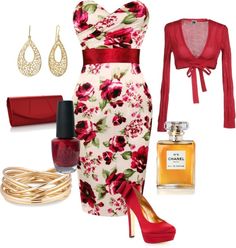 Summer wedding guest Fuschia Dress, Cute Christmas Outfits, Songs Download, Download Free Music, Summer Wedding Guest, Summer Wedding Guests, Roses Are Red, Christmas Party Outfits, Red Pumps