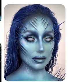 Mermaid Fantasy Makeup, Holloween Makeup