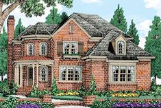 this is an artist's rendering of these victorian house plans