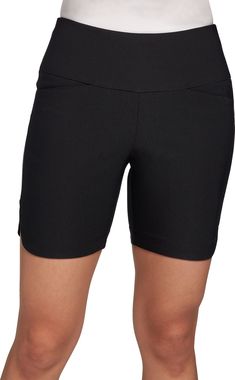 Fit and Design: Regular fit golf shorts Pull-on design achieves an easy, fuss-free fit Built-in Sculpt power mesh panel enhances smoothing and control Breathable construction helps you stay cool and comfy Wrinkle-resistant fabric keeps you looking fresh through all 18 holes Single welt back pocket offers storage for the essentials Two front angle pockets provide additional storage Curved hem achieves an elevated look Technology: UPF 50+ sun protection helps protect you from the sun’s harmful ray Customer Service Gifts, Curves Workout, Mesh Panel, Golf Outfit, Upf 50, Sun Protection, Moisture Wicking, Black Friday, The Sun