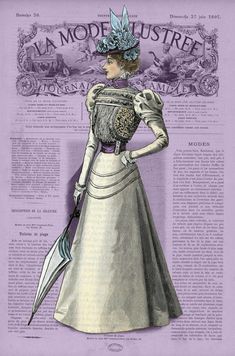 chic-a-gigot on Tumblr Era Fashion, No 26, Victorian Women, European History, Belle Epoque