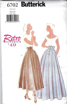 two women's dresses, one in blue and the other in white