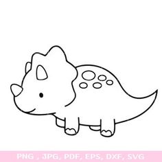 an image of a dinosaur outline on a pink and white background with the word dino