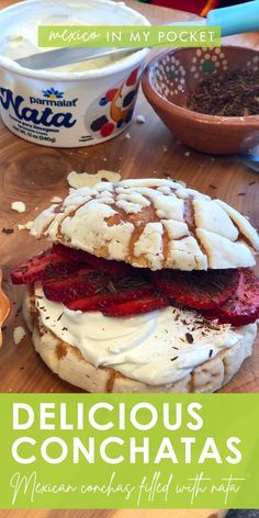 a close up of a sandwich on a wooden table