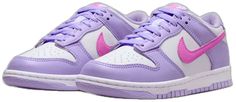 Pink Lavender, Lavender Color, Nike White, Nike Dunk Low, Kids Nike, Dunk Low, Shoes Nike, Nike Dunk, Nike Dunks