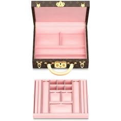 LOUIS VUITTON® - Boîte Bijoux - Rose Ballerine Latest Handbags, Style Bundle, Jewelry Chest, Handbag Heaven, My Gift, Chanel Jewelry, Monogram Bag, Louis Vuitton Official, Wallet Pouch