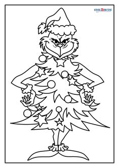 the angry bird is standing in front of a christmas tree