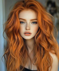 Types Of Copper Hair, Copper Hair Color Ideas, Redhead Makeup, 90s Hair, Fake Images, Red Hair Inspo, Violet Hair