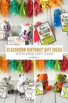 classroom birthday gift ideas with free printable tags