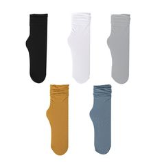 Introducing our Loose Tube Ice Thin Sock Sets! Experience comfort and style with this set of 5 pairs of high-tube socks. Crafted with premium nylon material, these casual socks offer a perfect fit and breathability, making them ideal for the summer season. The solid pattern adds a touch of sophistication to your outfits. Stay cool, comfortable, and fashionable with our Thin Sock Sets. Specifications: Pieces: 5 Pair Socks Tube Height: High Tube Pattern Type: Solid Sock Type: Casual Thickness: Thi Mens Winter Socks, Loose Socks, Heated Socks, Solid Socks, Nylon Socks, Summer Sock, Winter Socks, Tube Socks, Compression Socks