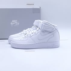 Us Size 9 Women's Nike Air Force 1 '07 Mid Sneakers Dd9625-100 White - New In Box, Box Is Damaged. We Only Sell 100% Genuine Products, Sourced From Major Retailers. White Mid-top Nike Air Force 1 For Streetwear, White Mid-top Skate Shoes With Air Max Cushioning, White High-top Skate Shoes With Air Max Cushioning, White Mid-top Nike Air Force 1, White High-top Nike Air Force 1 With Cushioned Footbed, White High-top Nike Air Force 1, White Mid-top Nike Air Force 1 With Branded Insole, White Nike Air Force 1 High-top, White Nike Air Force 1 Mid-top