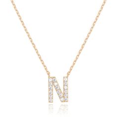 PRICES MAY VARY. Wearing a Monogram Necklace is a classic way to make a statement! Show off your first name, your new last name, s name, or even alma mater! Our Alphabet Initial Pendant Necklace is 10mm/0.4" in height and is 18" in length with a 2" extender. Our Yellow Gold Plating will ensure a very long lasting brilliant finish that is nickel free, lead free and hypoallergenic. ✦ 60-DAY GUARANTEE ✦ Your happiness is our number one priority. To ensure your complete satisfaction, we offer a hass N Necklace, Sparkly Necklace, Dainty Necklaces, Initial Pendant Necklace, Monogram Necklace, Initial Pendant, Necklaces For Women, Letter Necklace, Dainty Necklace